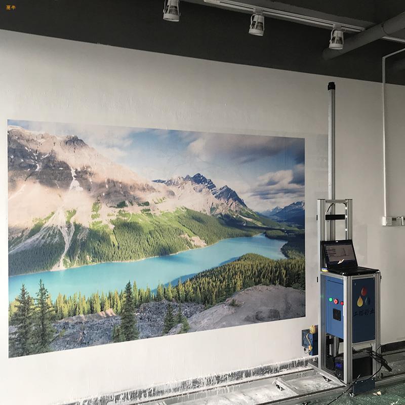 大型3d墙体彩绘机户外广告壁画喷绘打印机室内背景墙设备
