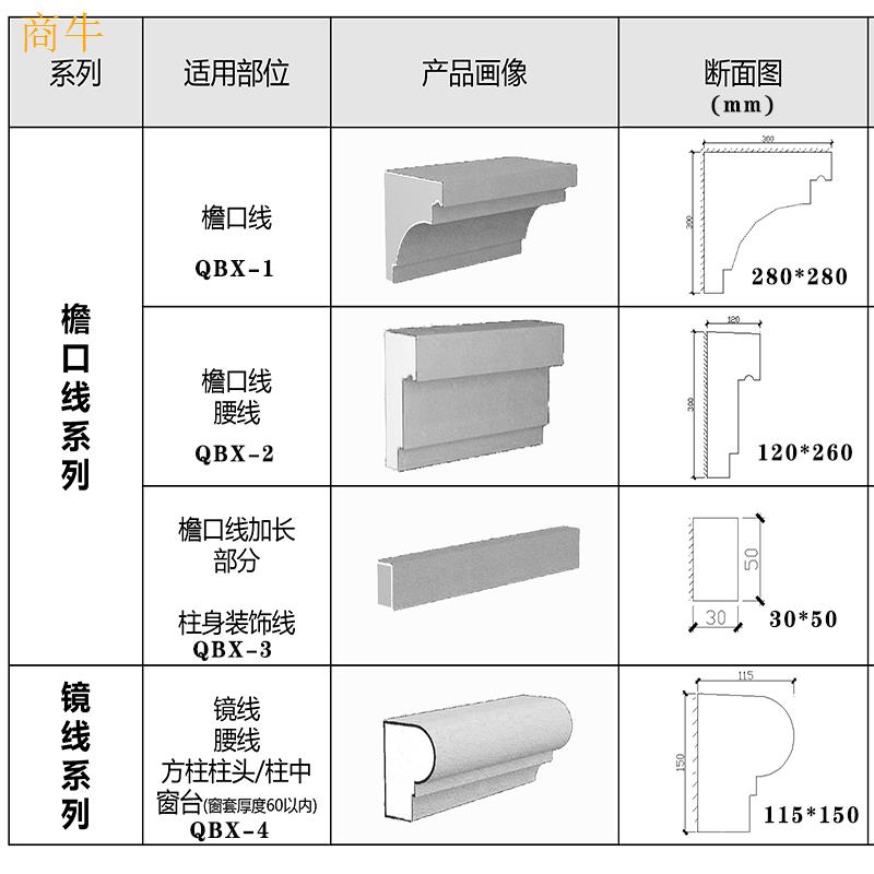 外墙用EPS构件罗马柱厂家批发