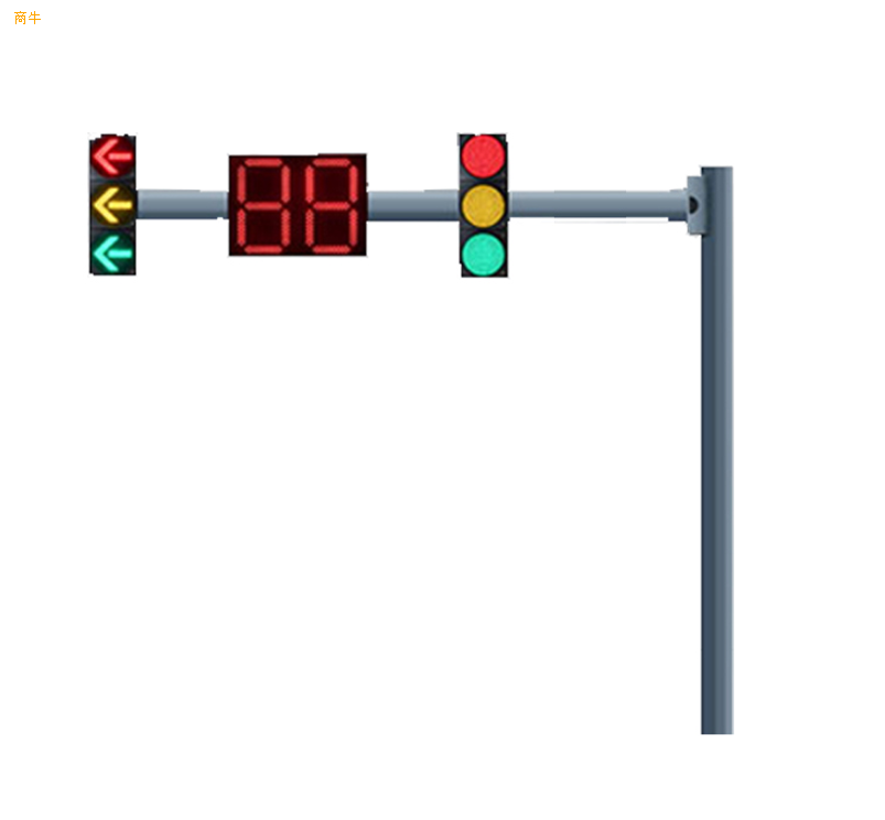 美扬L型T型交通信号灯灯杆道路指示灯杆6.8米红绿灯杆