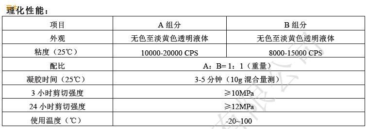 结构胶LED灯具铝基板导线固定胶